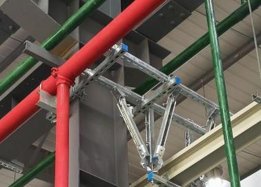 头屯河该抗震支架的整体式支吊架结构协调性好